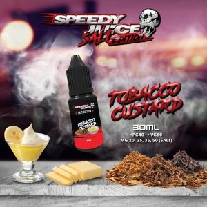 SKU12394 Speedy Custard Tobacco 30ml Nic Salt